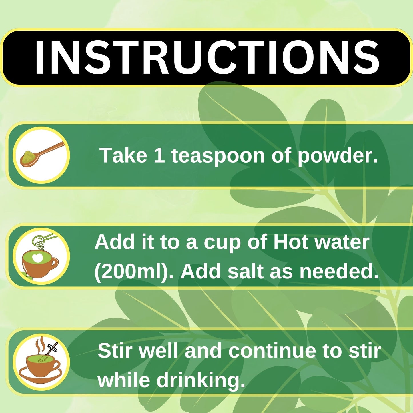 Moringa Leaf Soup (50g)