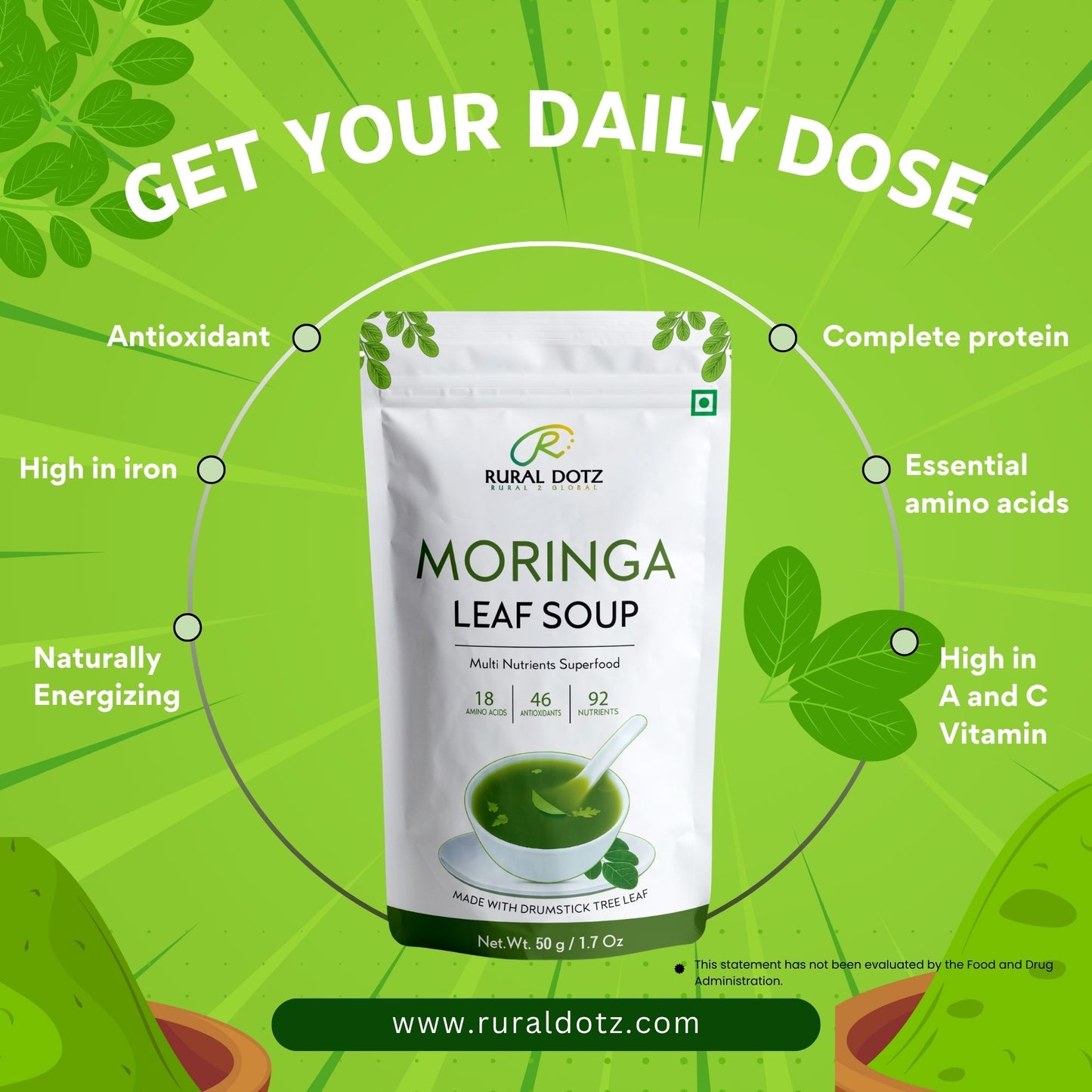 Moringa Leaf Soup (50g)