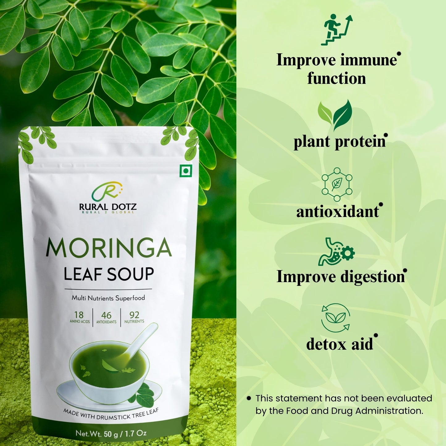 Moringa Leaf Soup (50g)