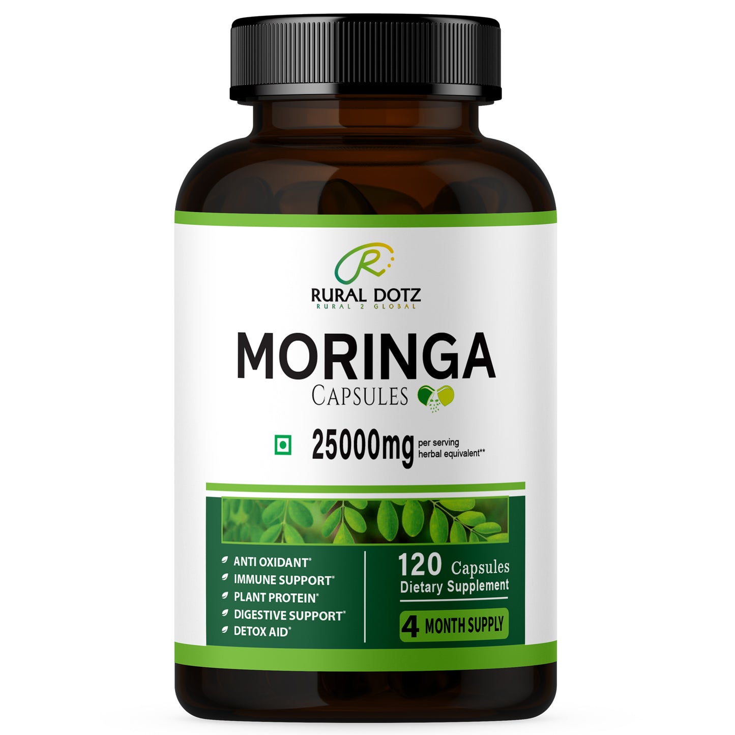 Moringa Superfood Capsules (120 Count)
