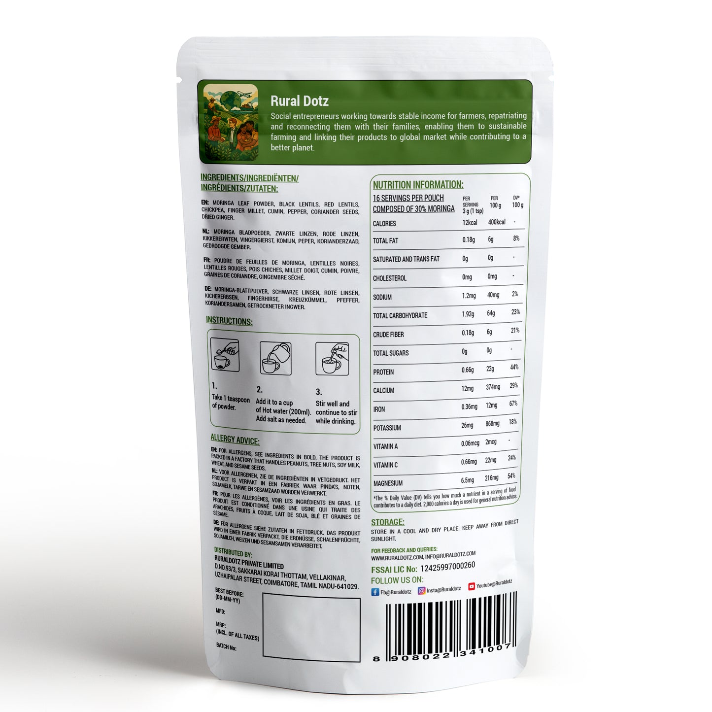 Moringa Leaf Soup (50g)