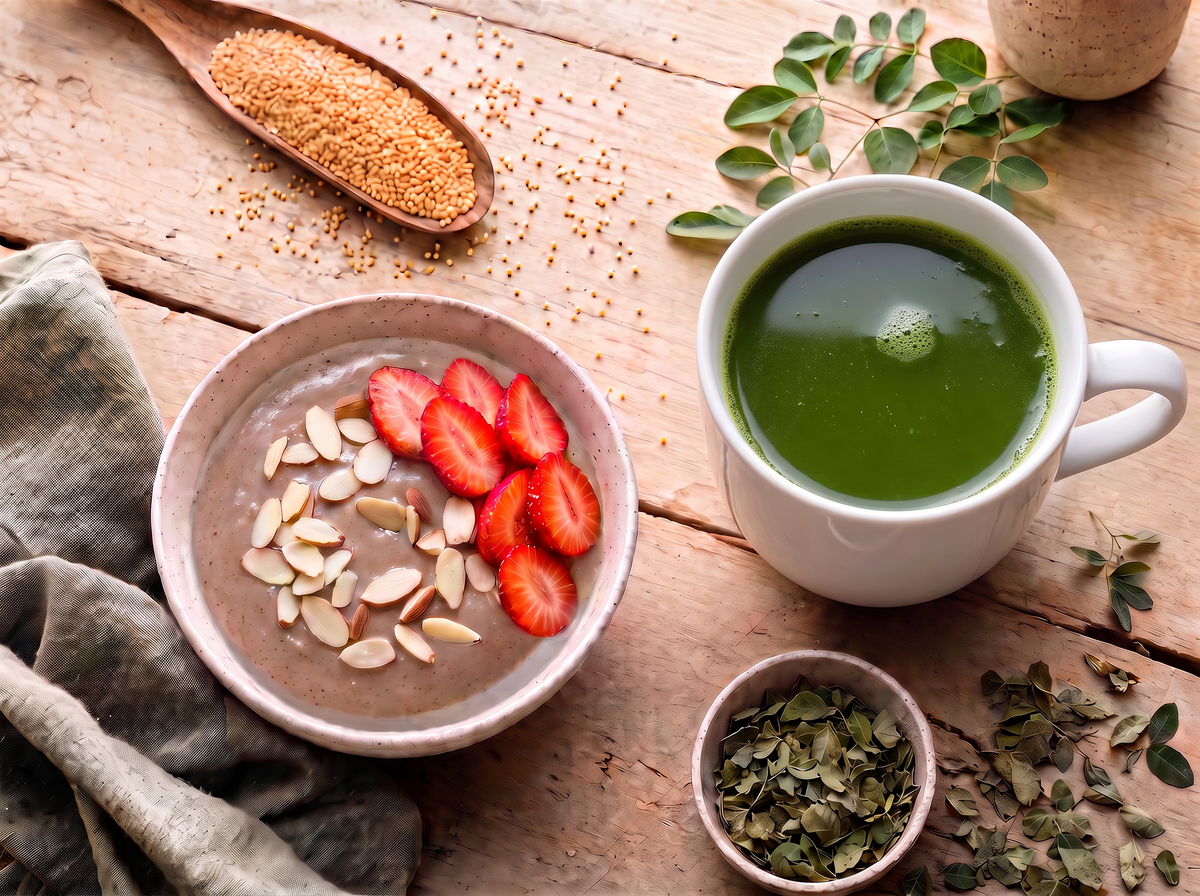 Moringa and Millet collection banner