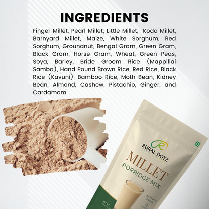 Clean Breakfast in 2 Minutes - Millet Porridge Mix (100g)