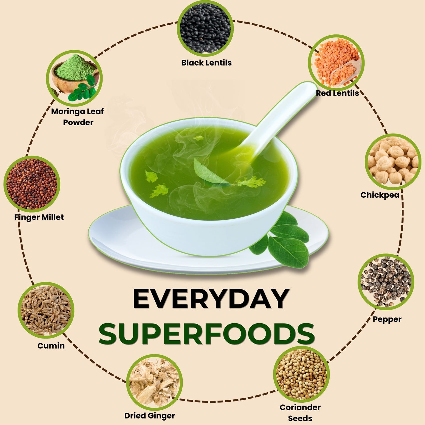 Moringa Broth soup mix (100g)