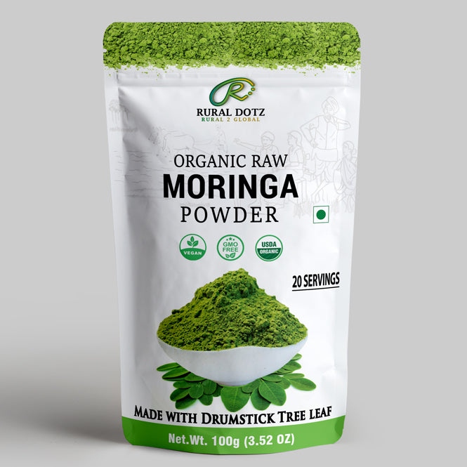 Organic Raw Moringa Powder 100g