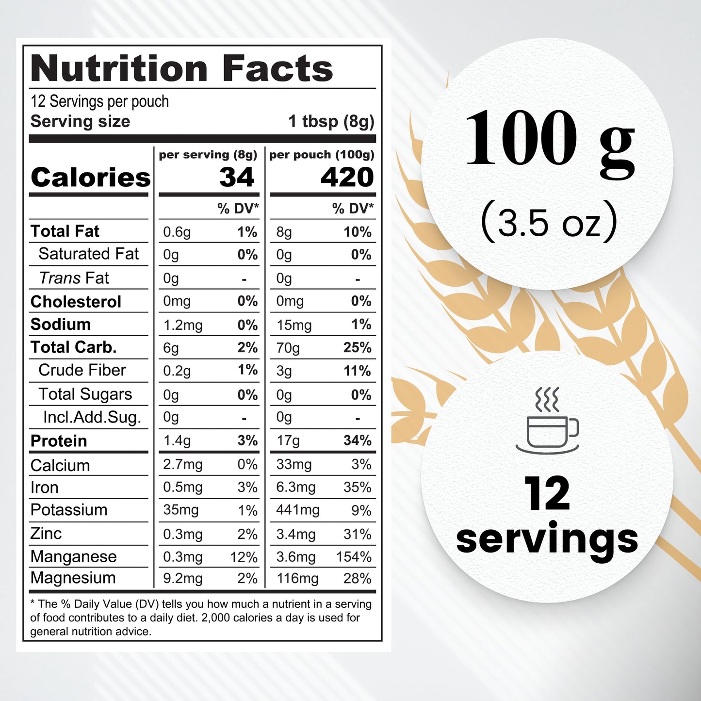 Clean Breakfast in 2 Minutes - Millet Porridge Mix (100g)