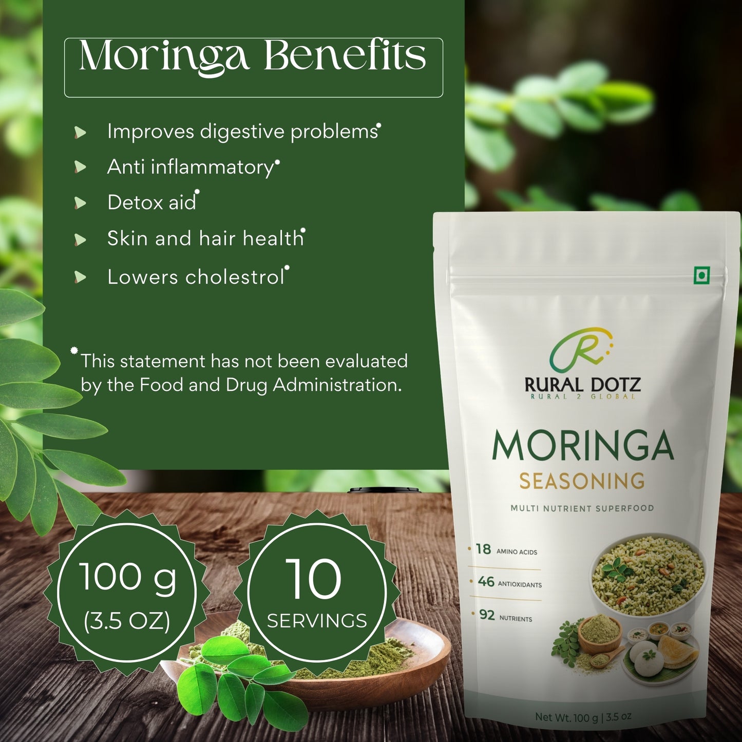 Moringa Seasoning (100g)