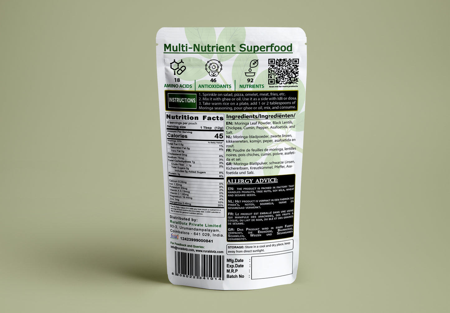 Moringa Seasoning (100g)