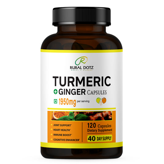 TURMERIC GINGER CAPSULES (120 Count)